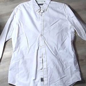 White long sleeve Matinique button down shirt